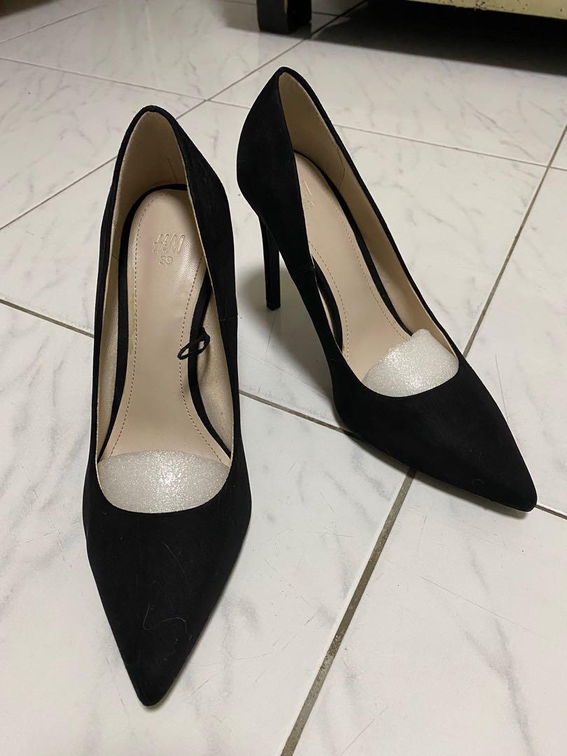 H M Formal Black Heels Women s Fashion Footwear Heels on Carousell