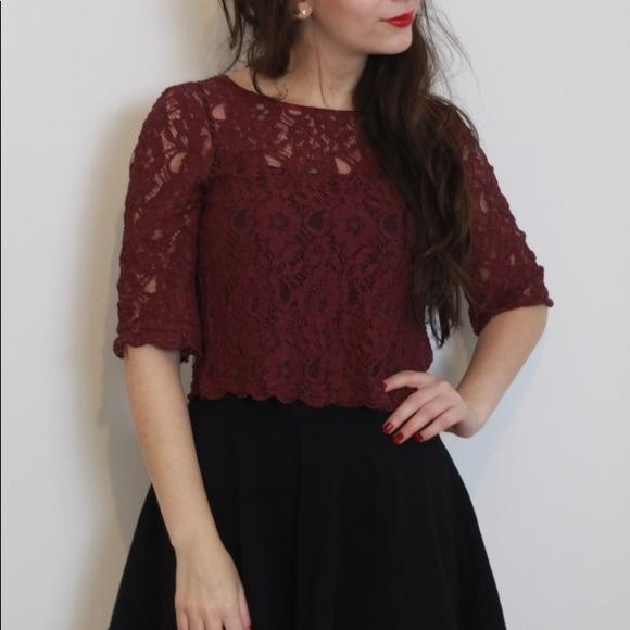 Lace top hm online