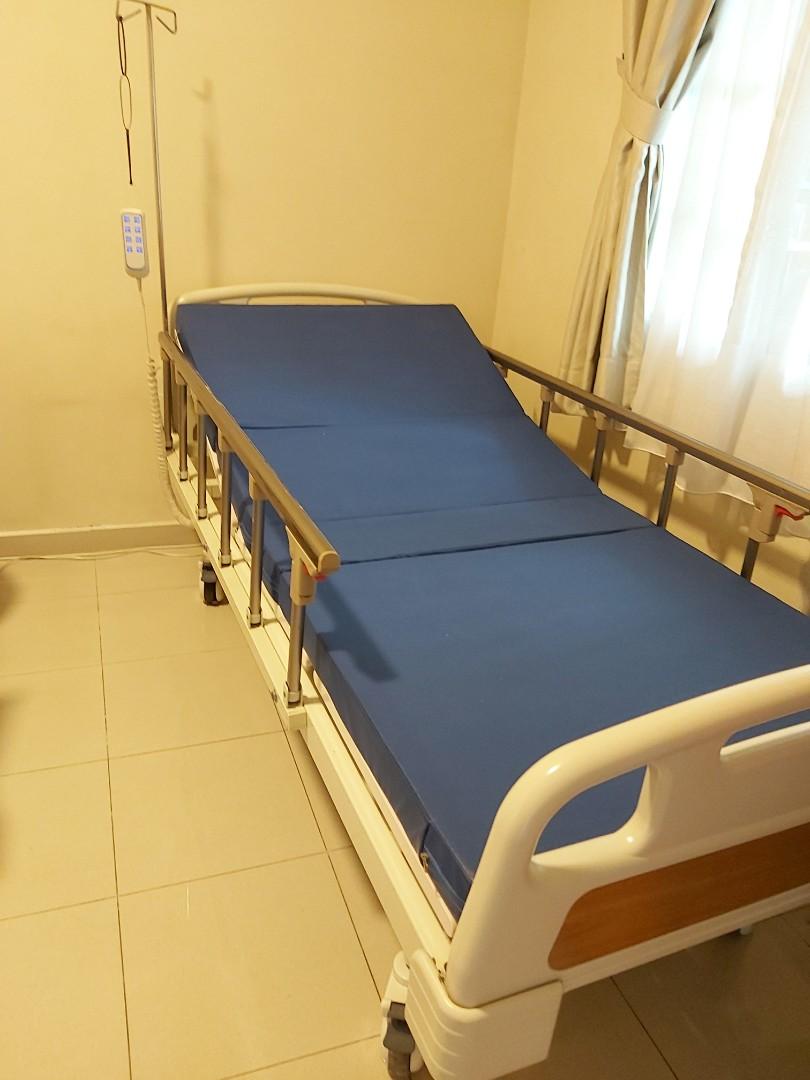 Hospital Bed ( 3 function electric bed ), Furniture & Home Living