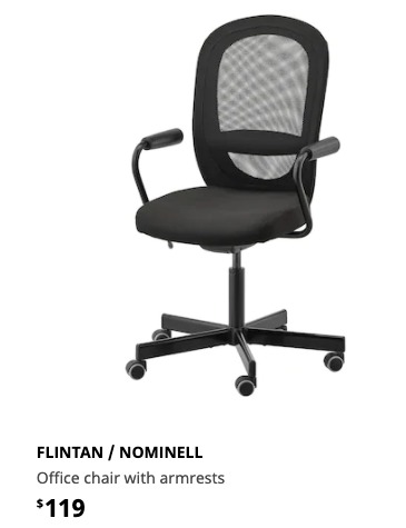Flintan armrest clearance