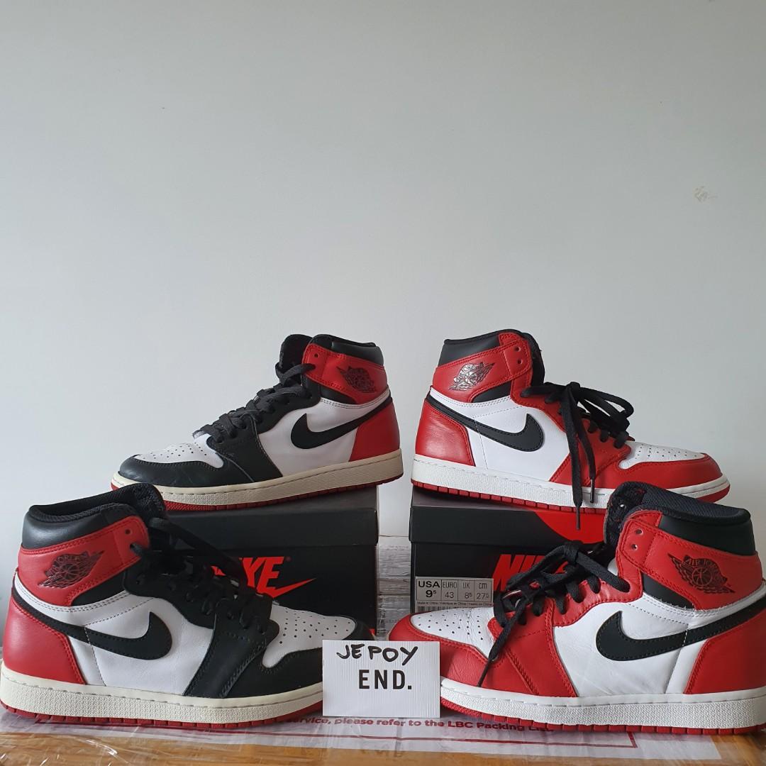chicago jordans black toe