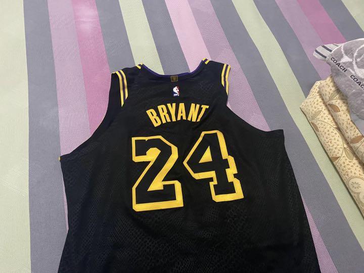 Kobe Bryant #24 Lakers City Edition Lore Series BLACK MAMBA! NWT