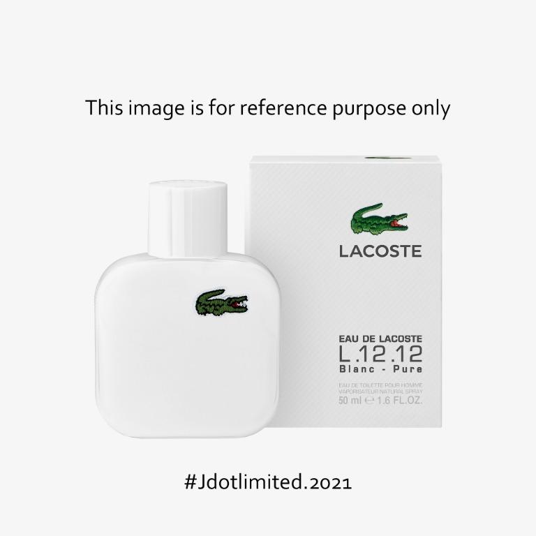 Lacoste L.12.12 Blanc Eau de Toilette 50ml Beauty Personal Care