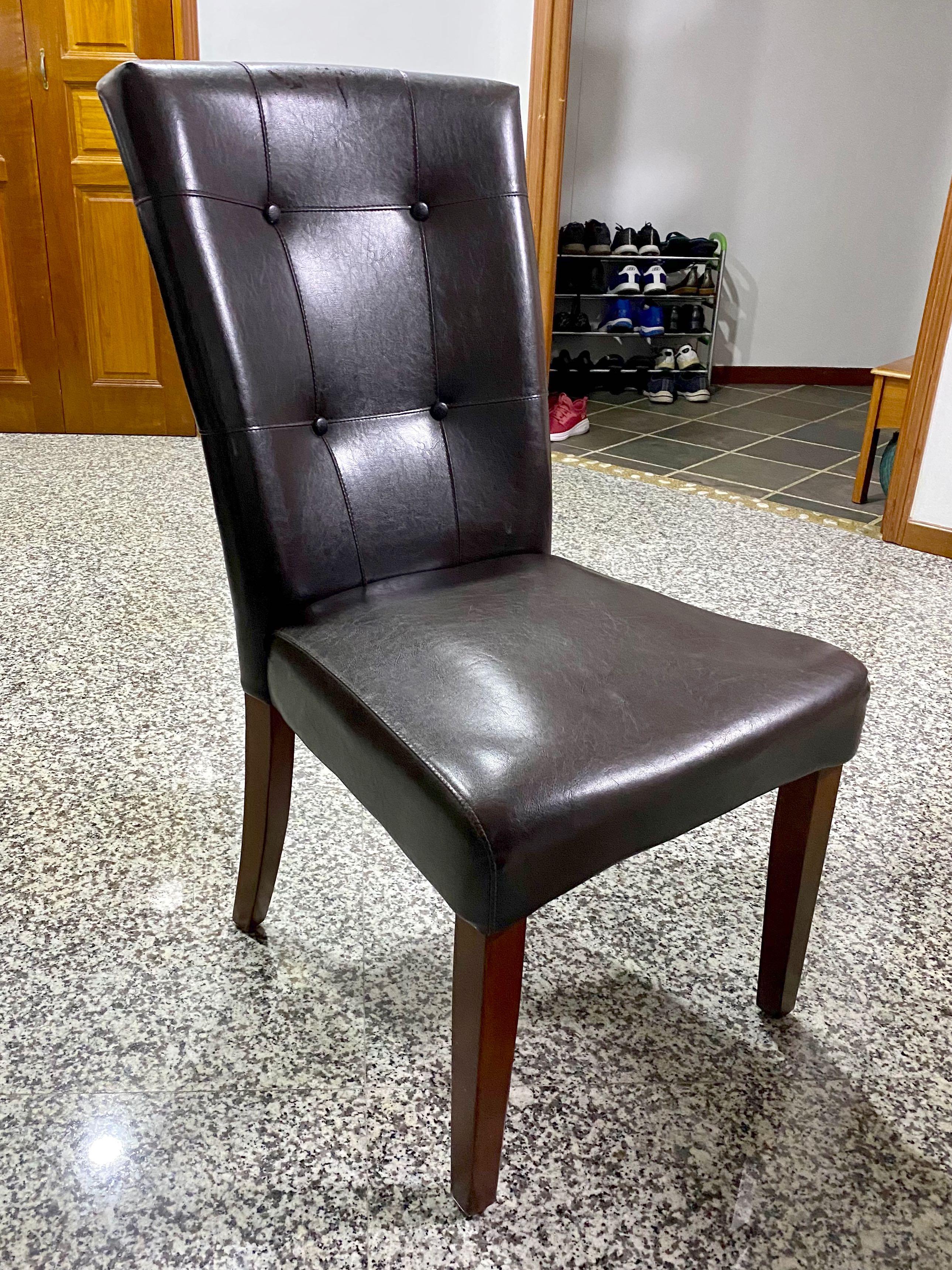 dining chairs x 6