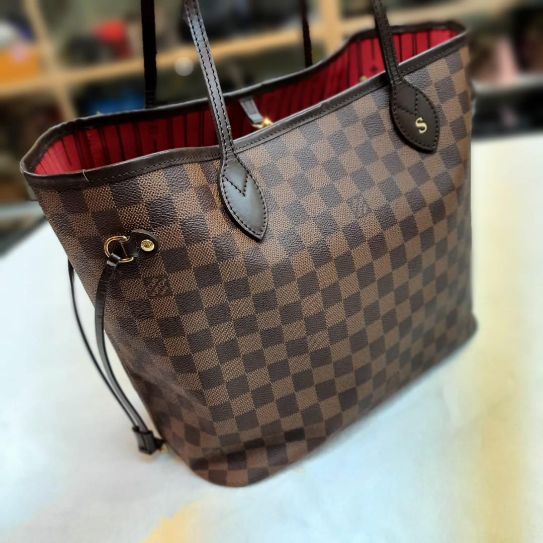 AUTHENTIC Louis Vuitton Neverfull MM receipt back from bagspa casual work  bag, Luxury, Bags & Wallets on Carousell