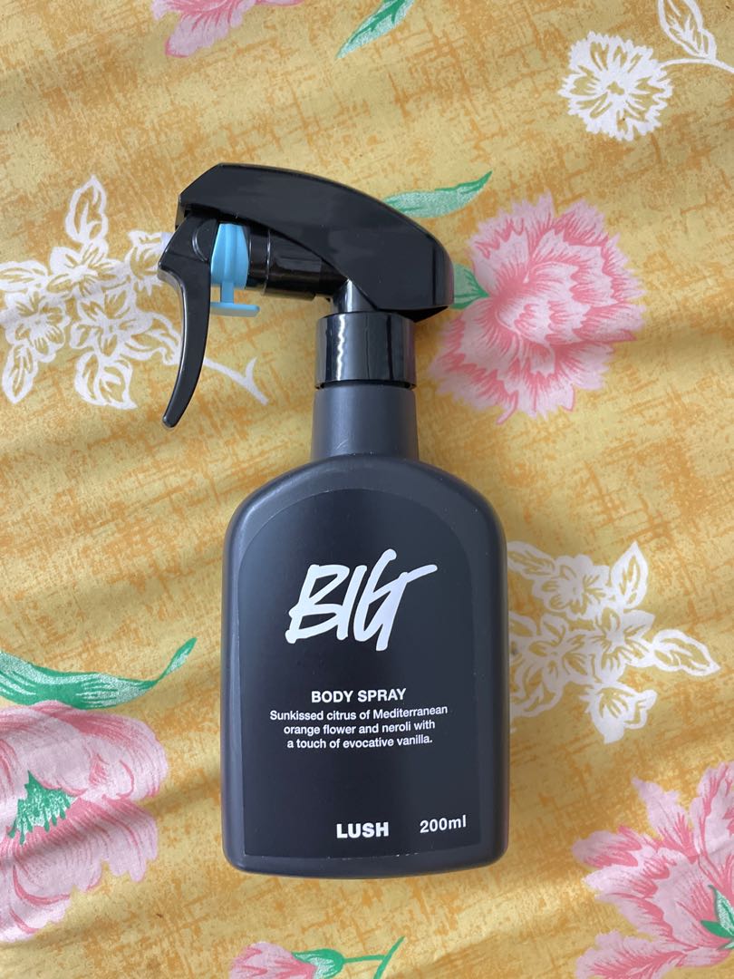 Lush BIG Body Spray 200ml Body Mist, Beauty & Personal Care, Fragrance