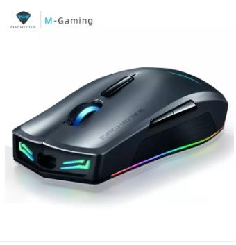 Machenike M7 wireless mouse gaming mouse OMRON RGB backlight Programmable rechargeable 16000 DPI computer mouse (Category: Computer Keyboard) located in Marikina City. Submitted by skowshop (Listing ID 1065928401, Image 3). Description: Brand Name : MACHENIKE Type : 2.4Ghz Wireless Number of Rollers : 1 Gross Weight : 140g DPI : 2400 Package : Yes Number of Buttons : 7 Operation Mode : Opto-electronic Style : Finger Power Type : Rechargeable Mode