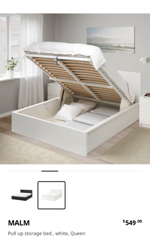 Ikea pull up storage bed new arrivals