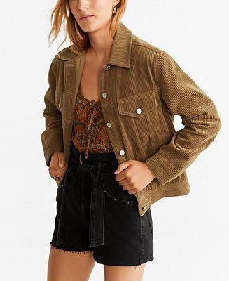 Mango corduroy jacket cheap