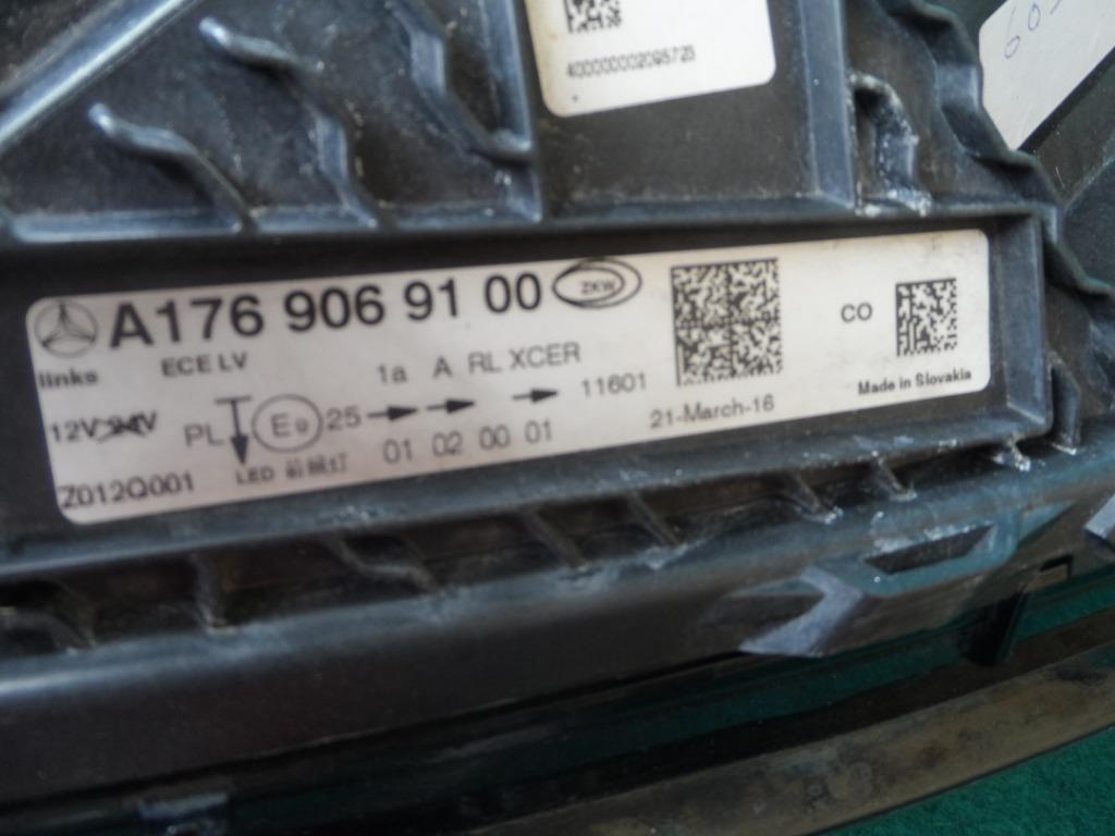MERCEDES W176 FACELIFT HEAD LAMP, Auto Accessories on Carousell