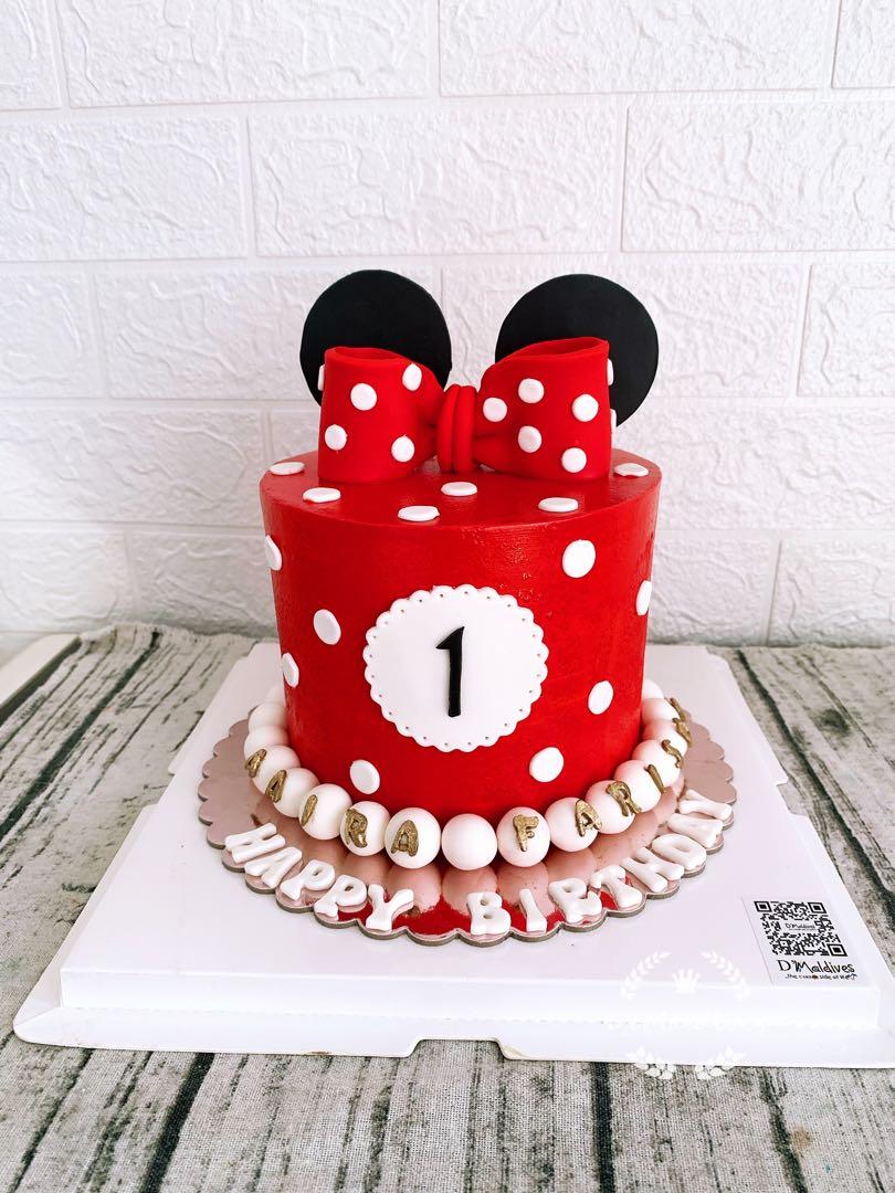 Minnie Mouse Birthday Cake Food Drinks Homemade Bakes On Carousell