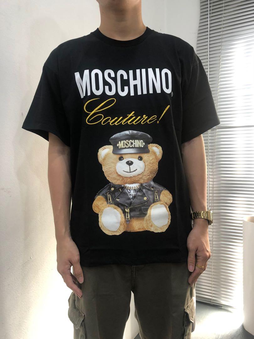 moschino police bear t shirt
