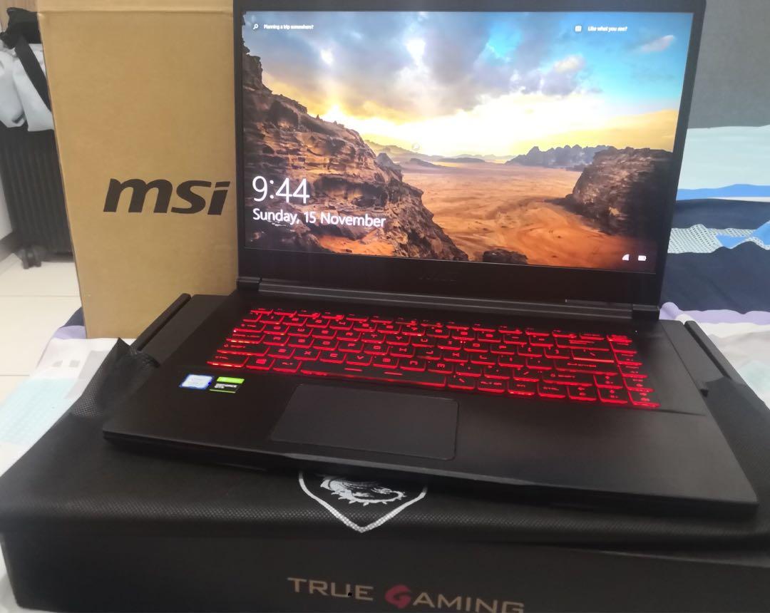 Msi Gf63 Gaming Laptop Just Used 3months And Half Only Cod If Not Agree With The Price Please Don T Pm Electronics Computers Laptops On Carousell