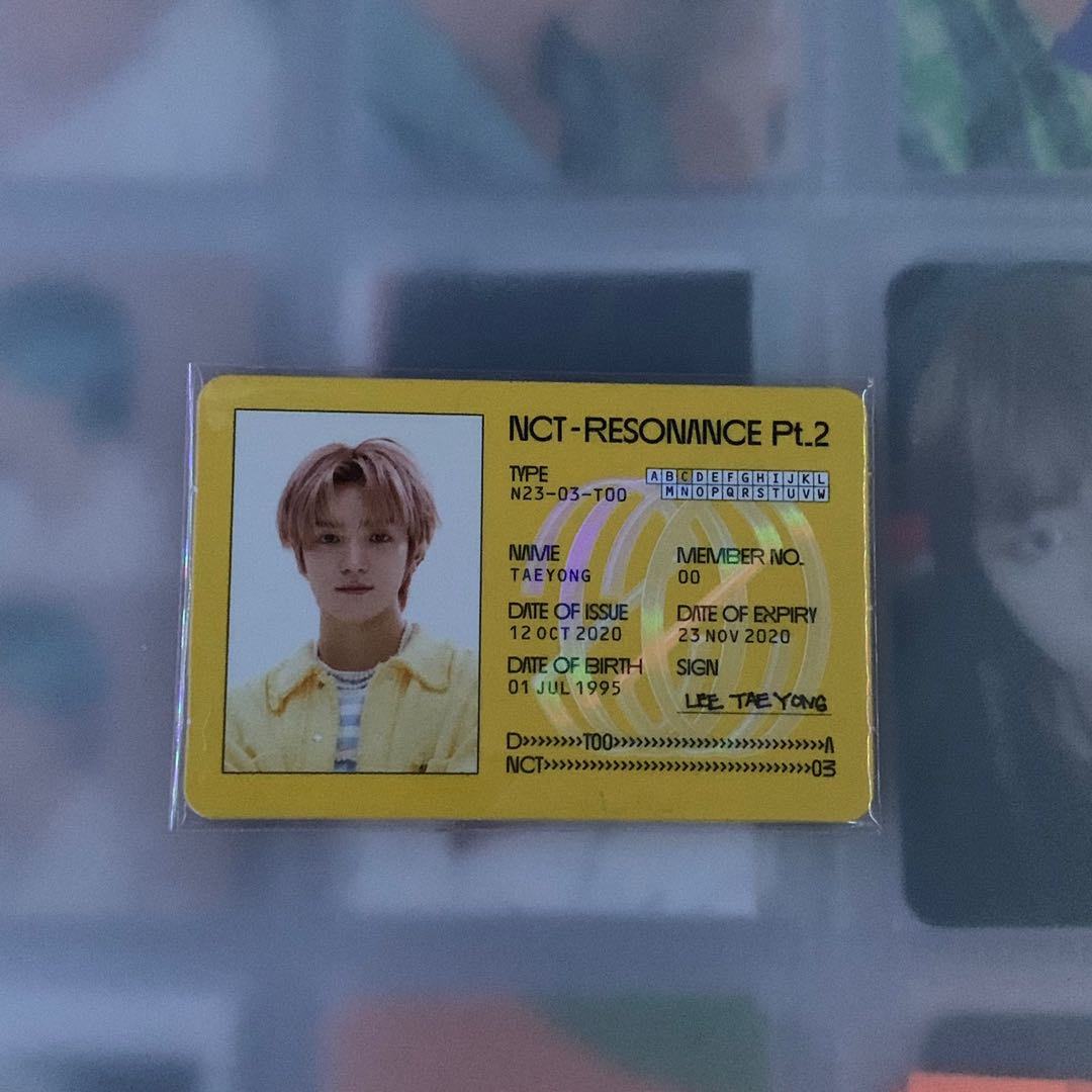 Taeyong Id Card