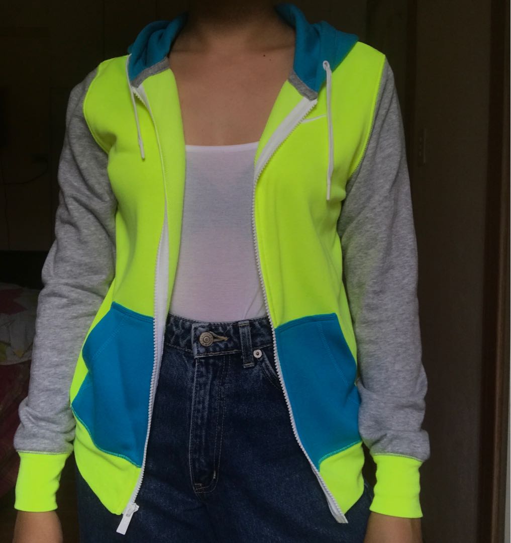 neon nike jacket