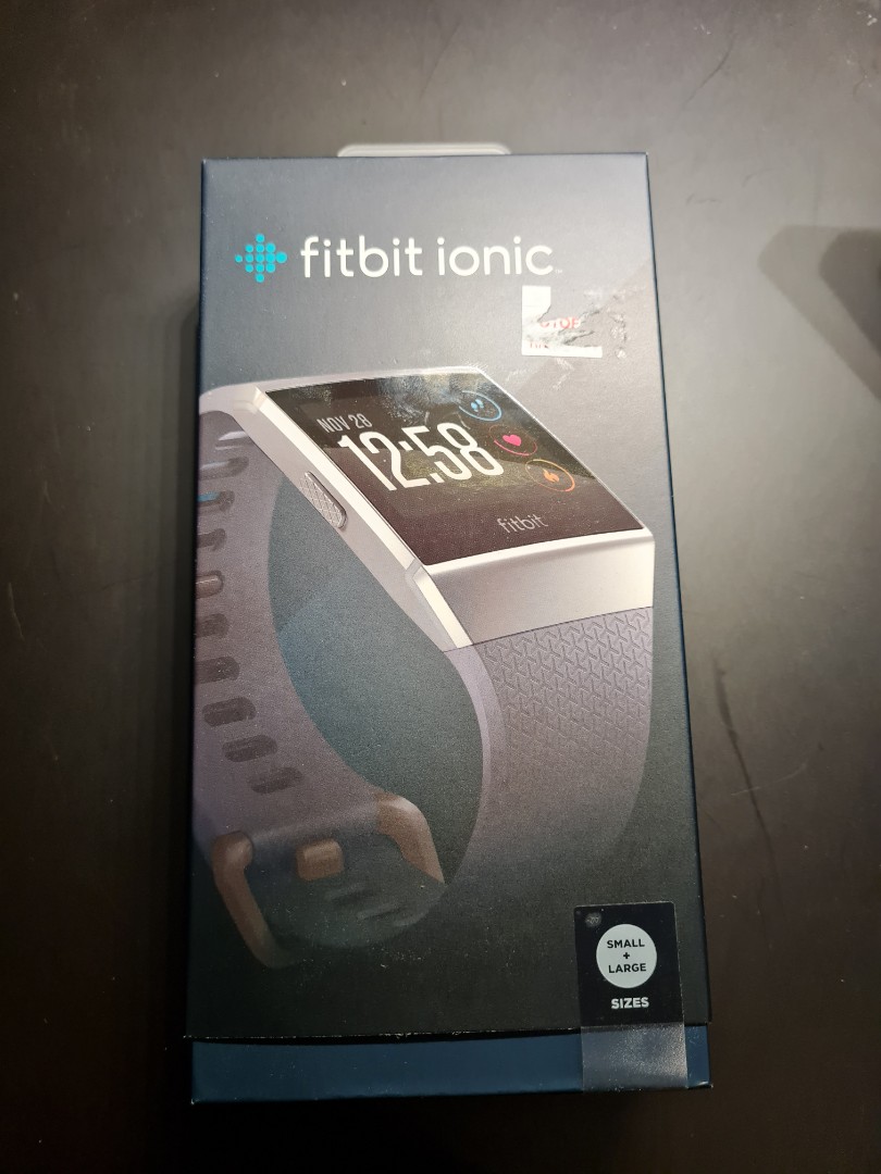 Fitbit ionic hot sale blue gray