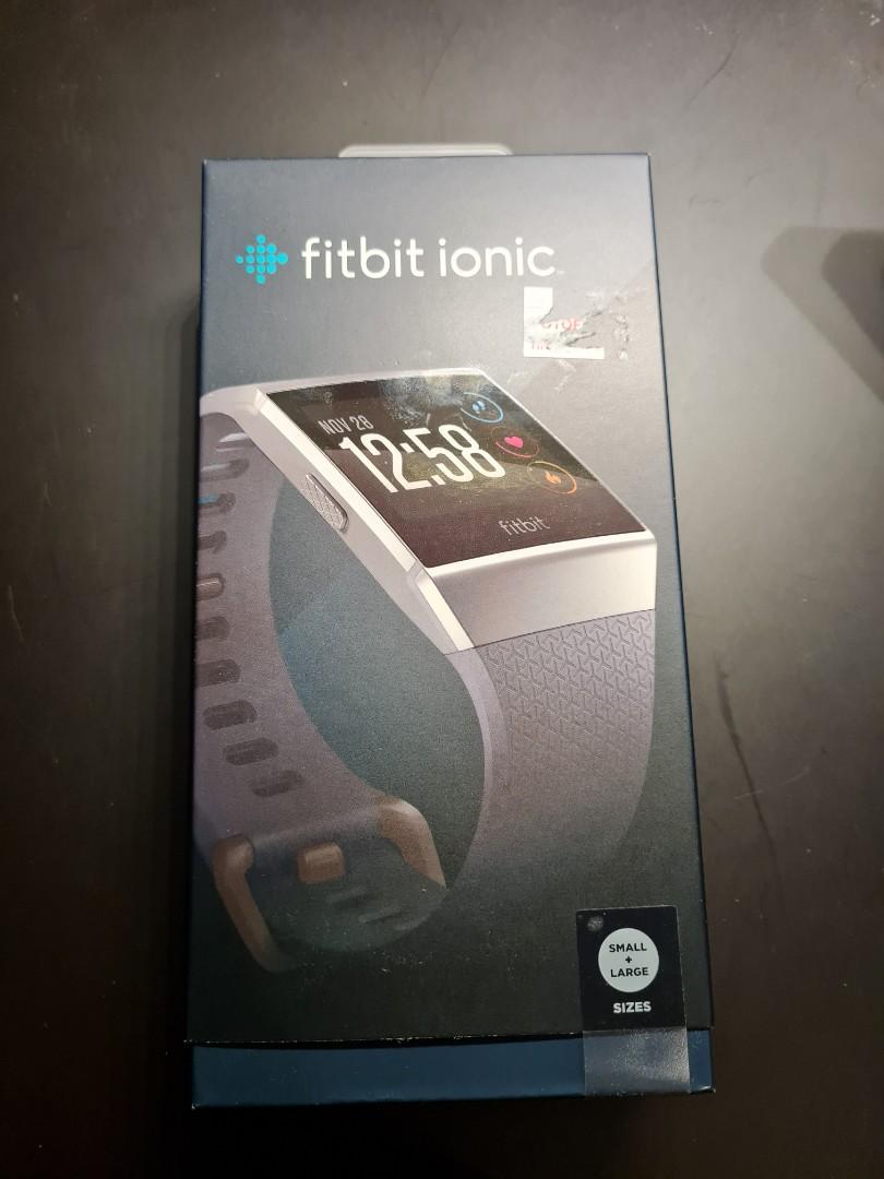 Fitbit ionic discount silver grey