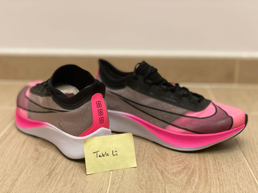 Nike zoom fly 3 pink clearance blast