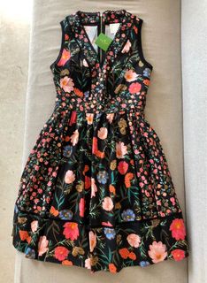 kate spade blossom fit and flare dress kate spade | Dresses | Kate Spade Mixed Blossom Fit And Flare Dress Black