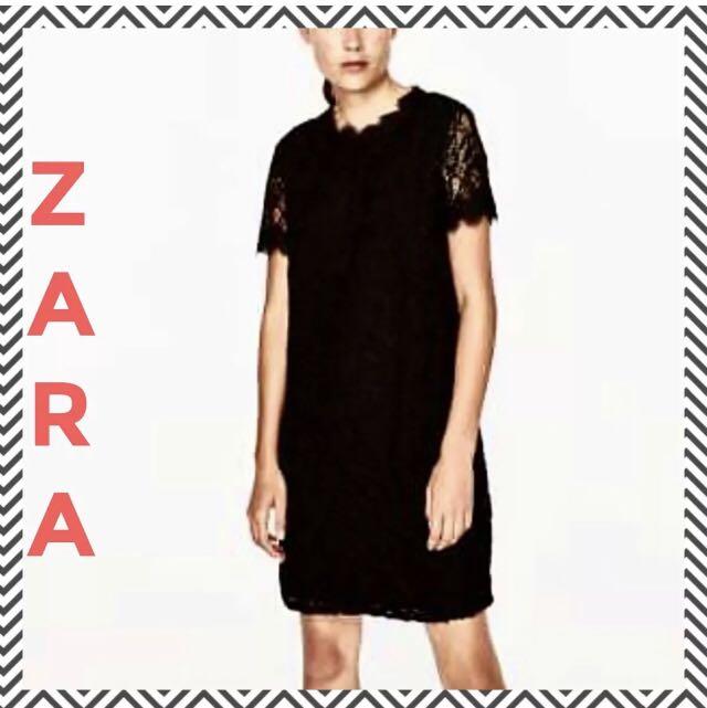 robe guipure zara