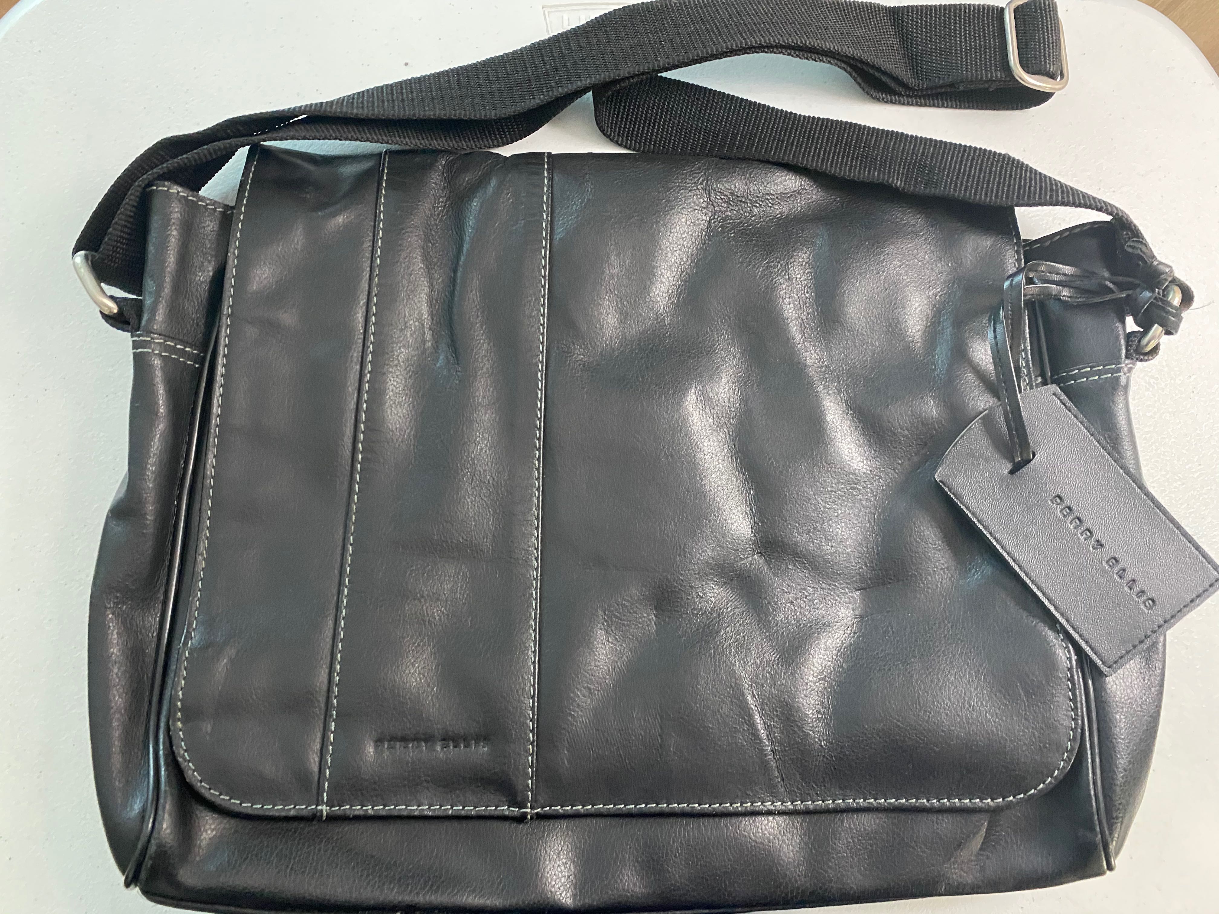 perry ellis messenger bag