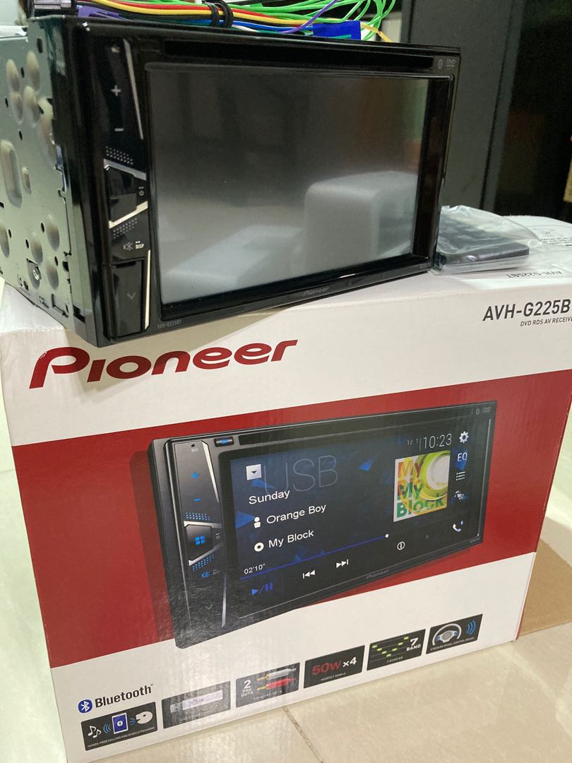 Pioneer Avh G Bt Dvd Player Car Accessories Accessories On Carousell