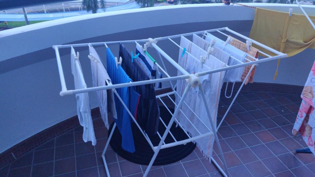 Plastic Clothes Drying Rack, Furniture & Home Living, Furniture