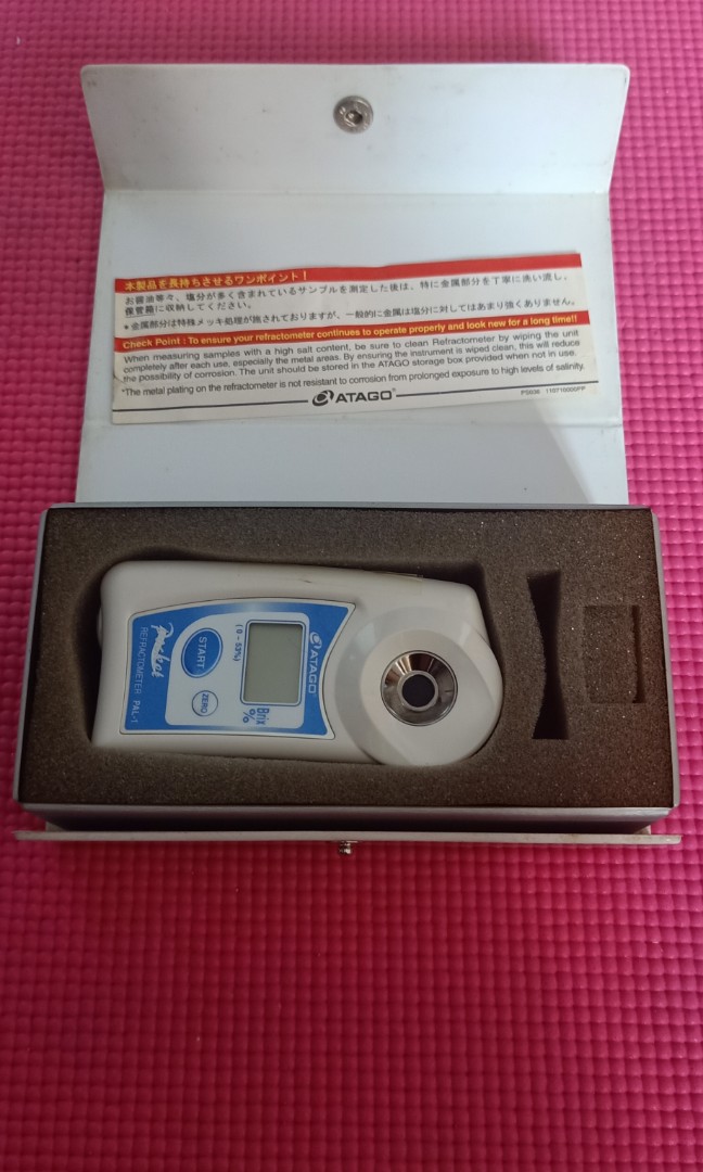 POCKET REFRACTOMETER PAL1, Commercial & Industrial, Construction Tools