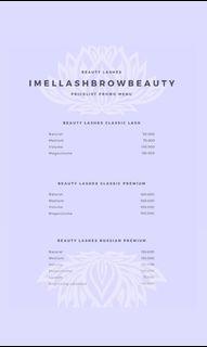 Promo eyelash extension