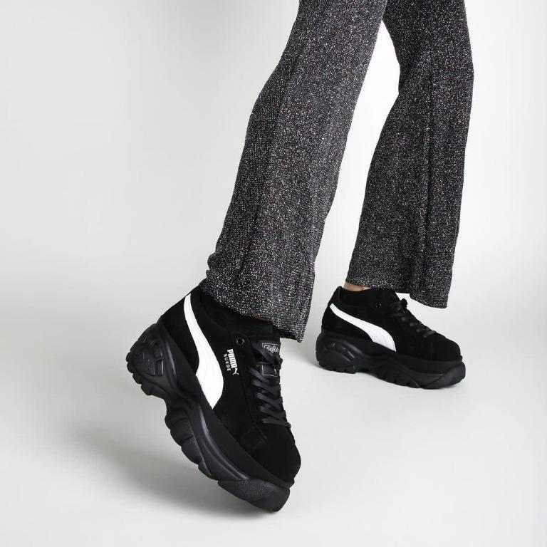 Puma suede x buffalo london platform white hotsell