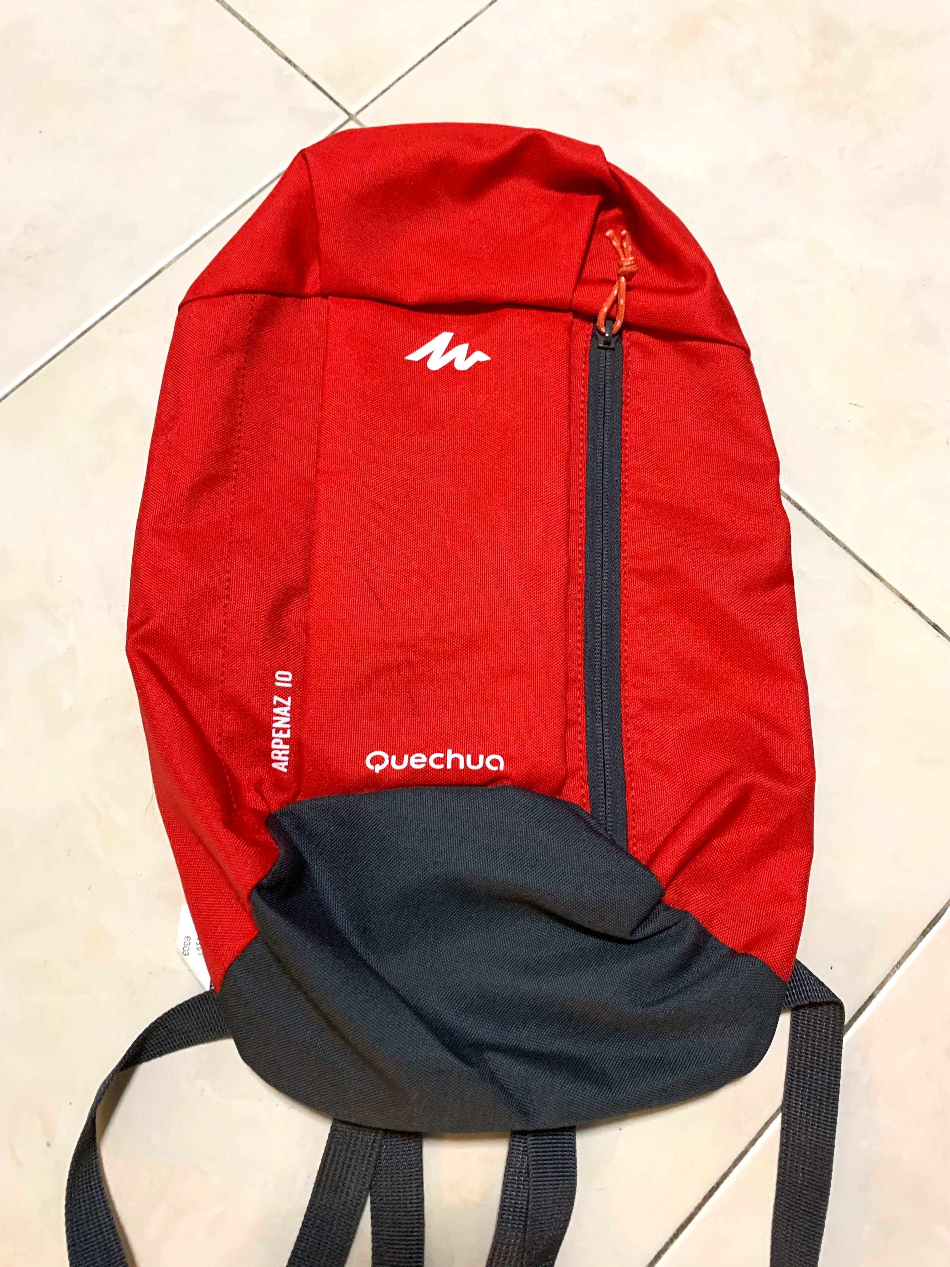 Quechua Red Backpack, Men's Fashion, Bags, Backpacks on Carousell