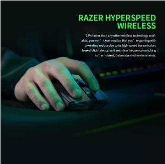 Razer Viper Ultimate Wireless Mouse with HyperSpeed Wireless 20000DPI FOCUS W/ charging (Category: Cables & Chargers) located in Marikina City. Submitted by skowshop (Listing ID 1065935586, Image 3). Description: Product details of Razer Viper Ultimate Wireless Mouse with HyperSpeed Wireless 20000DPI FOCUS+ Optical Sensor Switch 25% faster than other wireless technology, provides high-speed transmission, lowest click latency, stable and fast resp