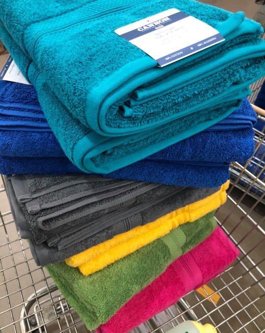 Re Stock Cannon Bath Towel 27 x 54 in 2 pcs Furniture Home