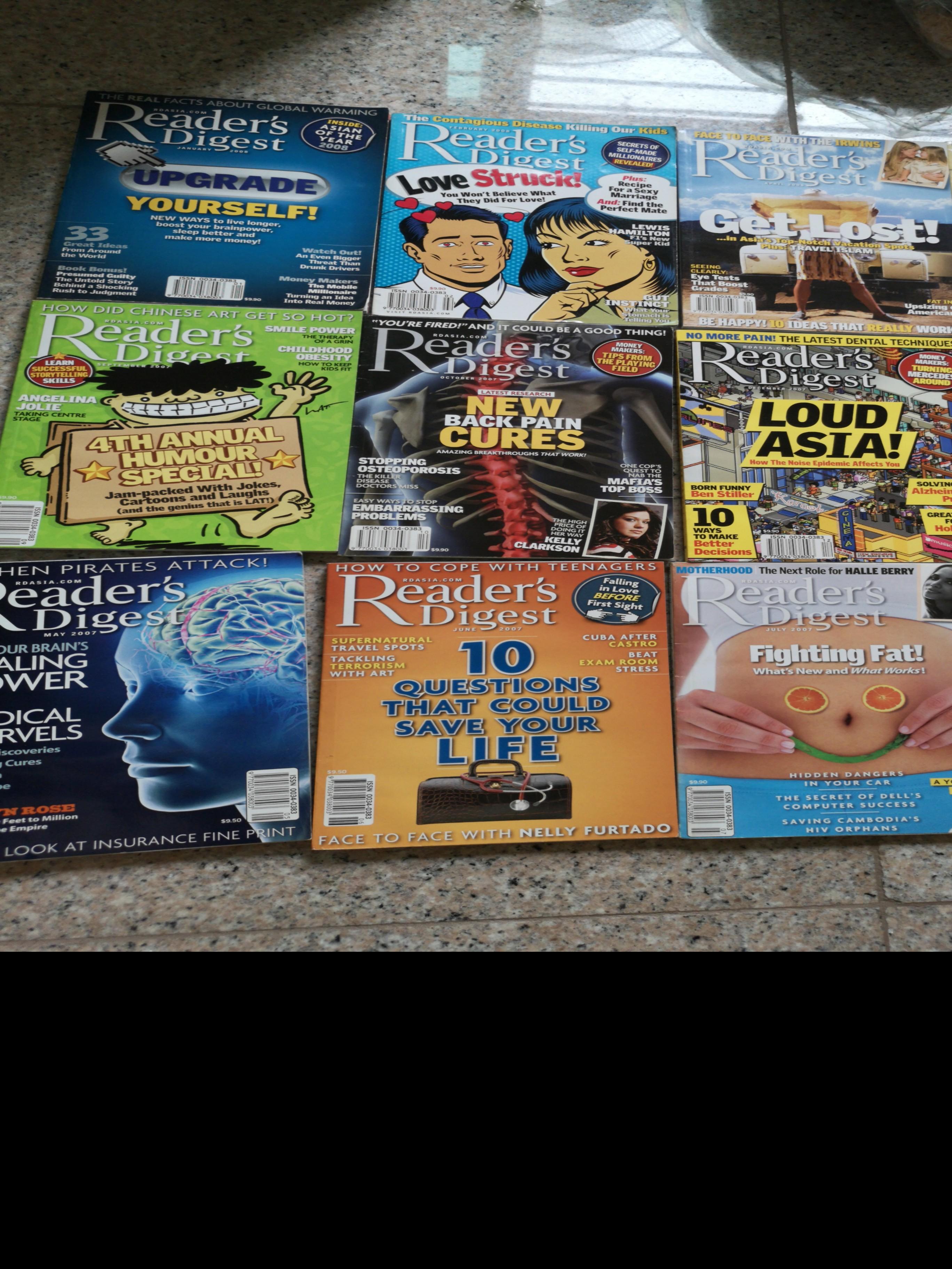 Reader Digest (Category: Storybooks) located in Singapore. Submitted by prettydorm (Listing ID 1065947980, Image 1). Description: 2007/2008 version Take all for $5.