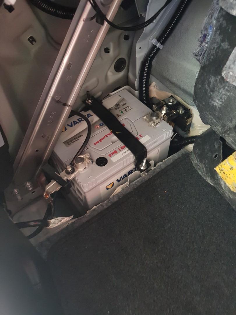 REAR AUXILIARY BATTERY CHANGE FOR INFINITI Q50 or Mazda main battery TO