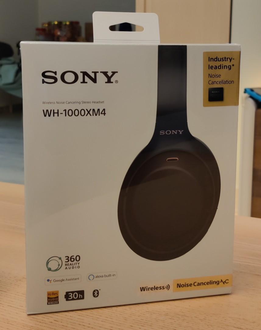 Sony WH-1000XM4 Wireless Premium Noise Canceling Overhead Headphones with  Mic for Phone-Call and Alexa Voice Control, Black WH1000XM4