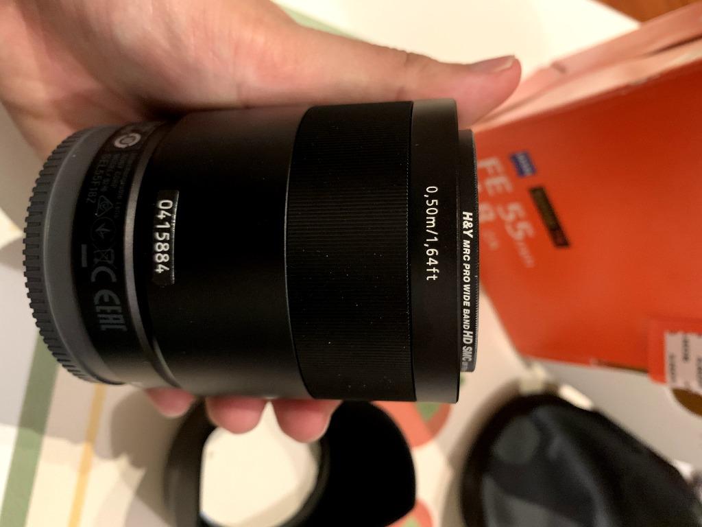 Sony Zeiss Sonnar T* FE 55mm F1.8 ZA 鏡頭SEL55F18Z, 攝影器材, 鏡頭