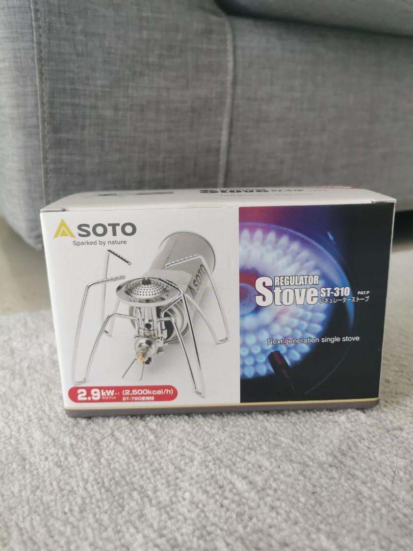 Soto St 310 Micro Regulator Stove Travel Travel Essentials Outdoor Camping On Carousell