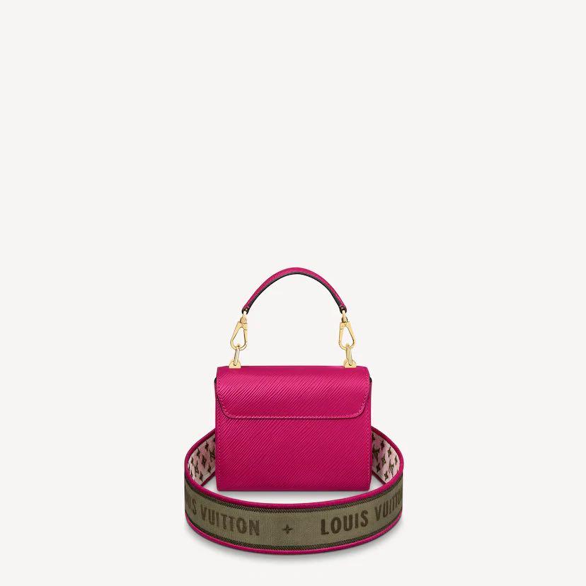 LOUIS VUITTON Epi Twist Shoulder Bag Mini Agathe Rose Pink 1200153