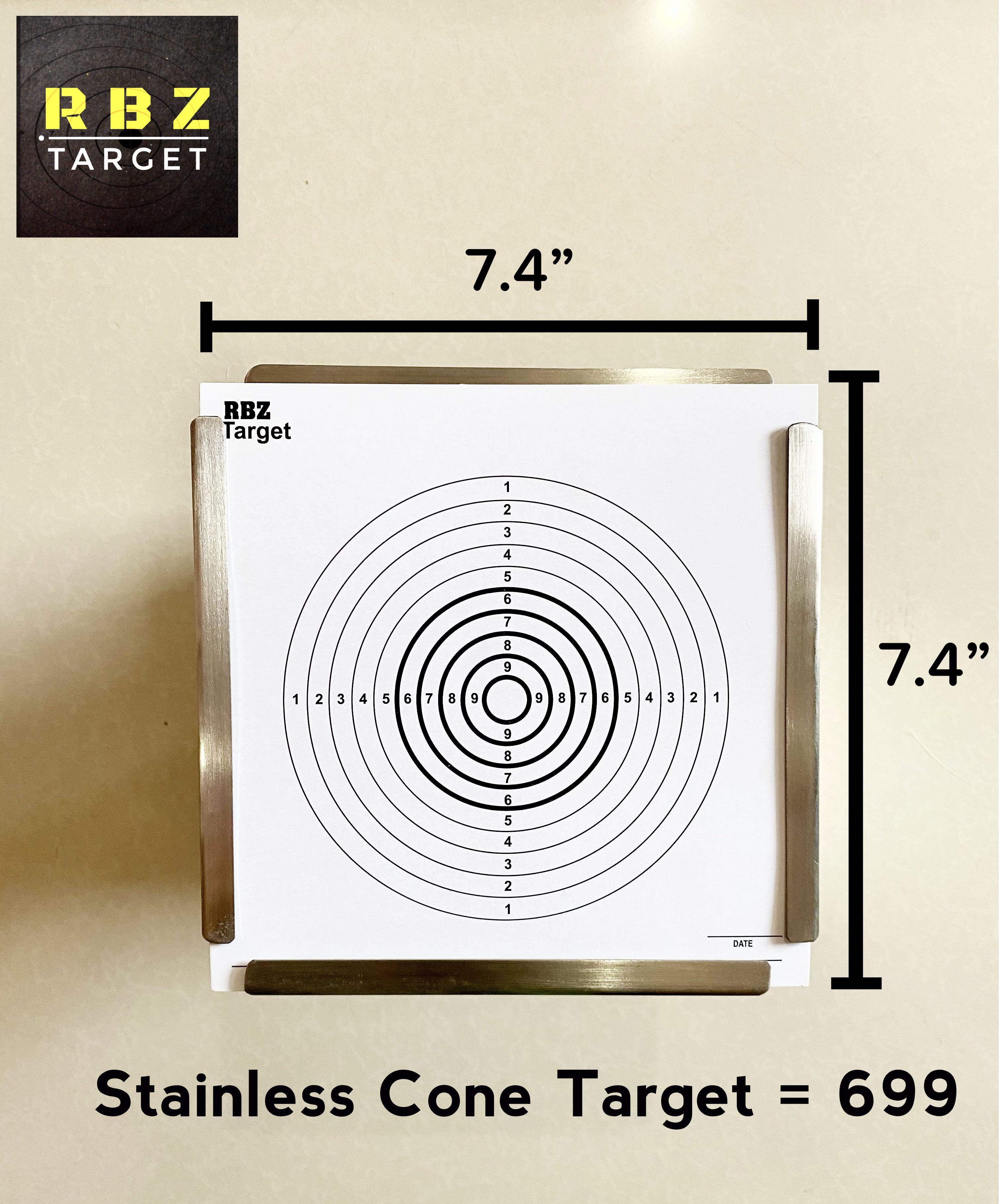 CONE TARGET SHOOTING (Category: Combat Sports) located in Manila. Submitted by vin_case (Listing ID 1034533260, Image 1). Description: STAINLESS CONE TARGET SHOOTING (FREE 10pcs. TARGET BOARDS) ⚪️ For airsoft toy ⚪️ Solid stainless steel ⚪️ Easily catch and store bb’s inside the cone. ⚪️ You can now practice inside your house without scattering bbs. ☎️: 0917-793-0752 Shipping: Nationwide.