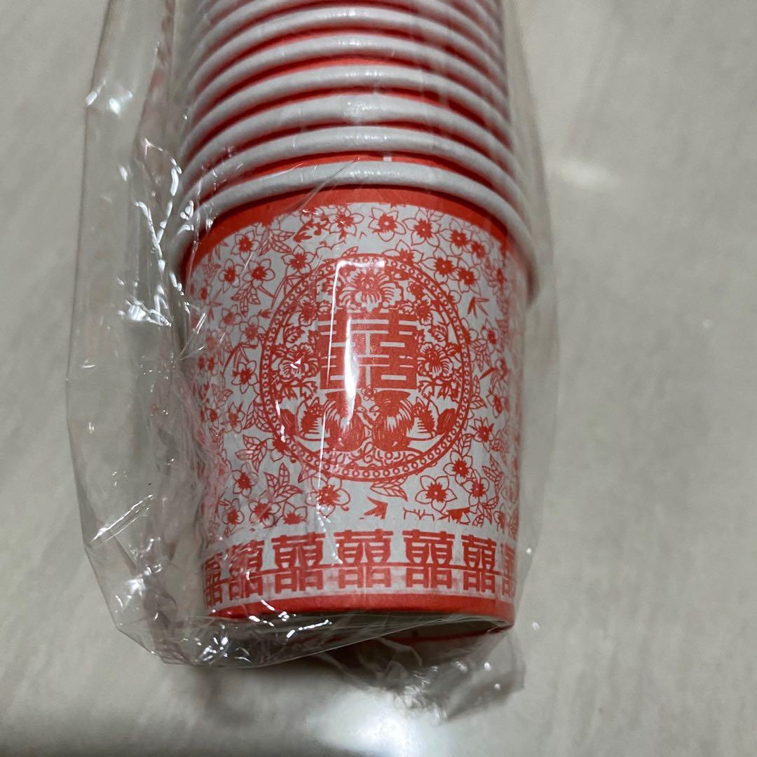 Wedding Tea Ceremony Disposable cups, Everything Else on Carousell