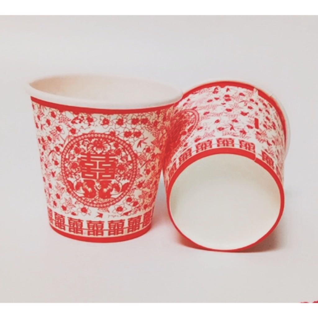 Wedding Tea Ceremony Disposable cups, Everything Else on Carousell