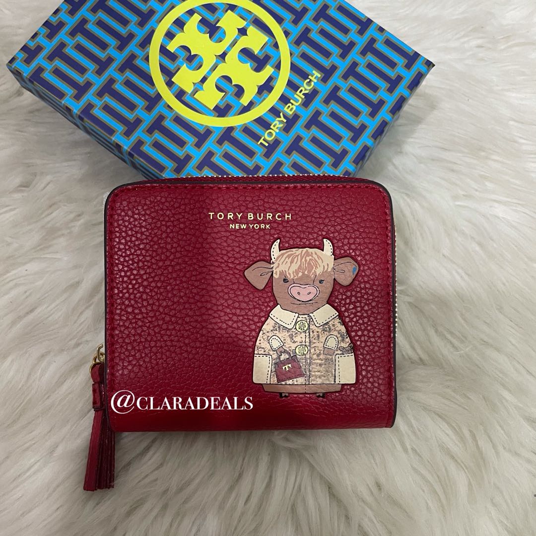 Tory Burch New Year Collection Wallet Cow Ox, Women's Fashion, Bags &  Wallets, Purses & Pouches on Carousell