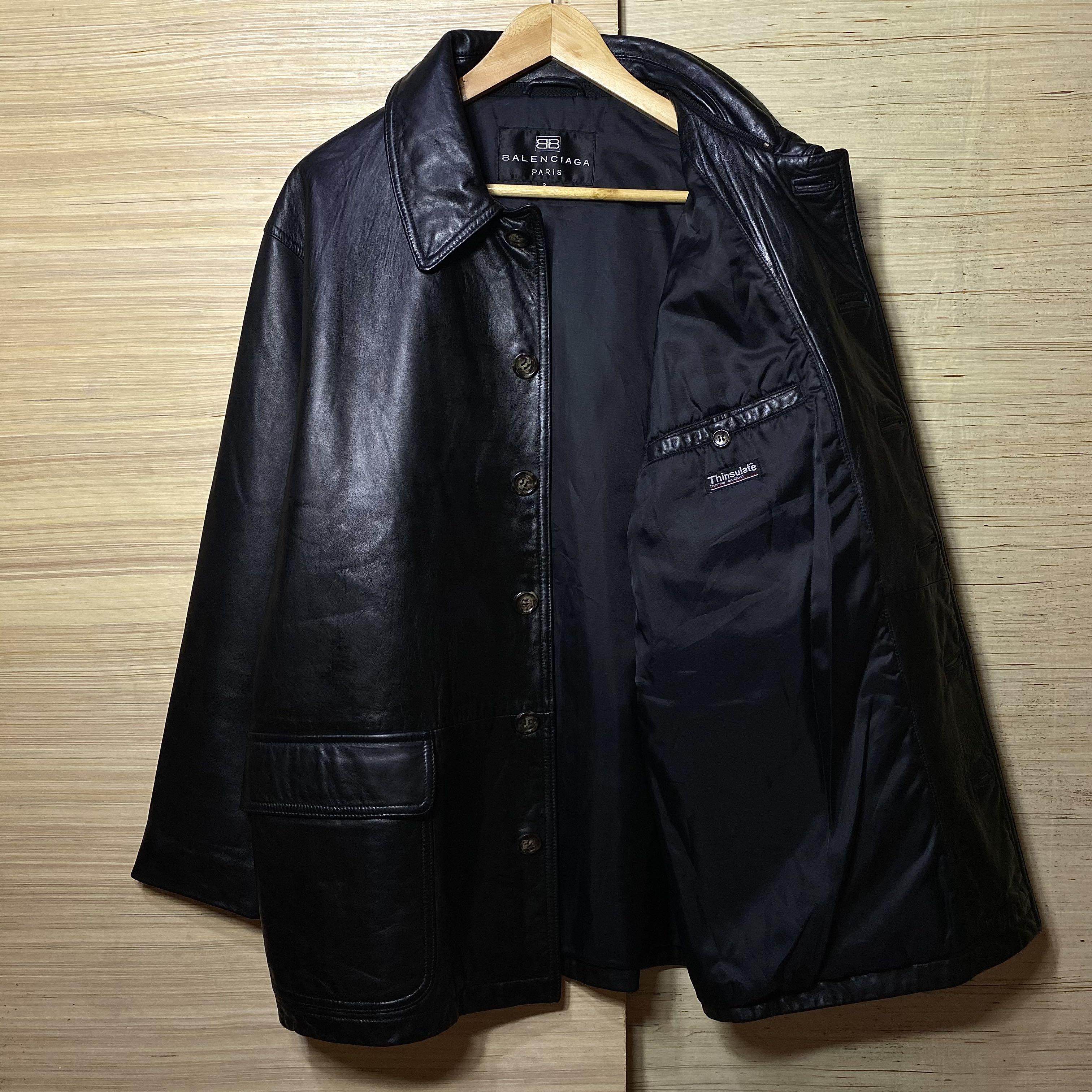 Vintage balenciaga leather jacket
