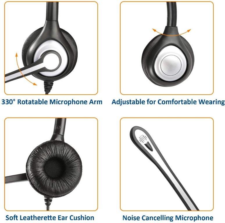 headset for office phone with jack