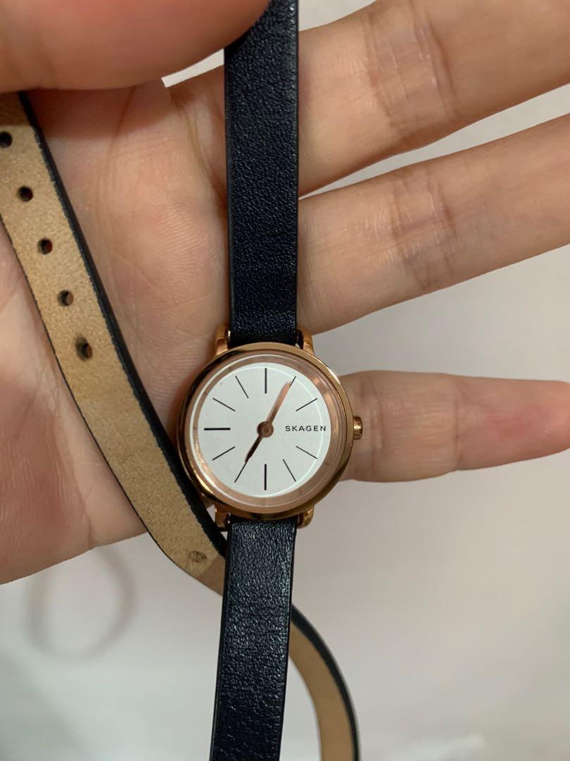 Skagen double deals wrap watch