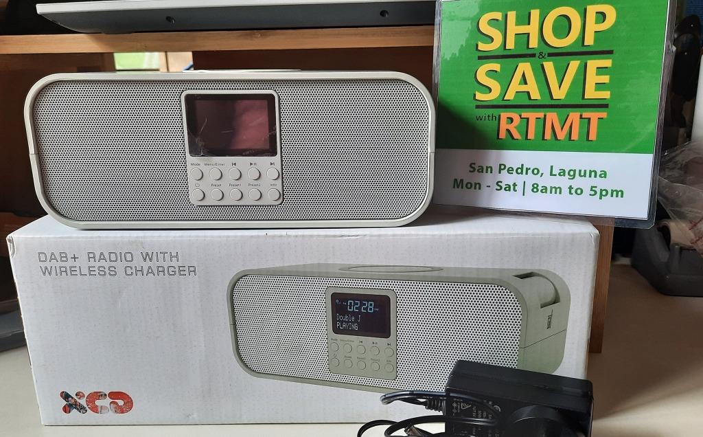 XCD DAB + FM Radio with Wireless Charger, Audio, Portable Audio ...