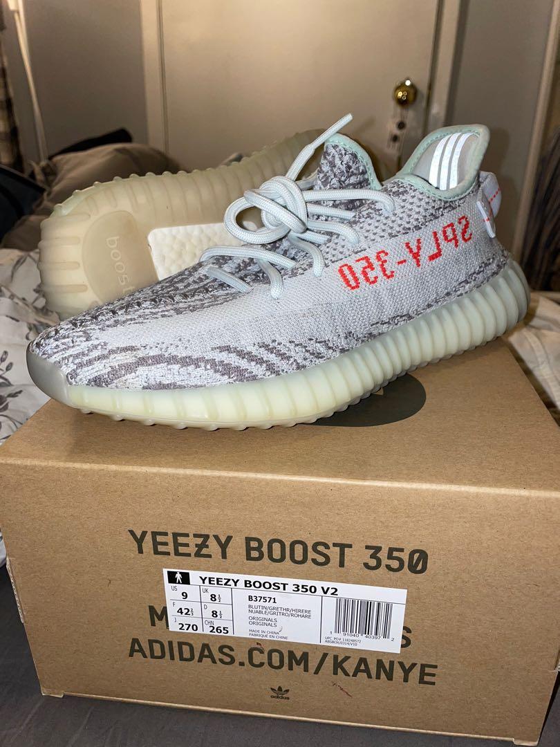 yeezy size 9 womens