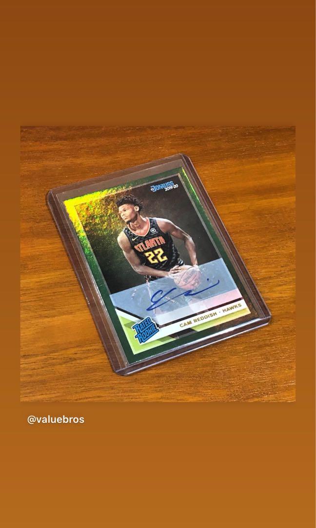 2019 20 Panini Donruss Rated Rookies Signatures Green Flood Cam Reddish Rookie Auto Hobbies Toys Toys Games On Carousell