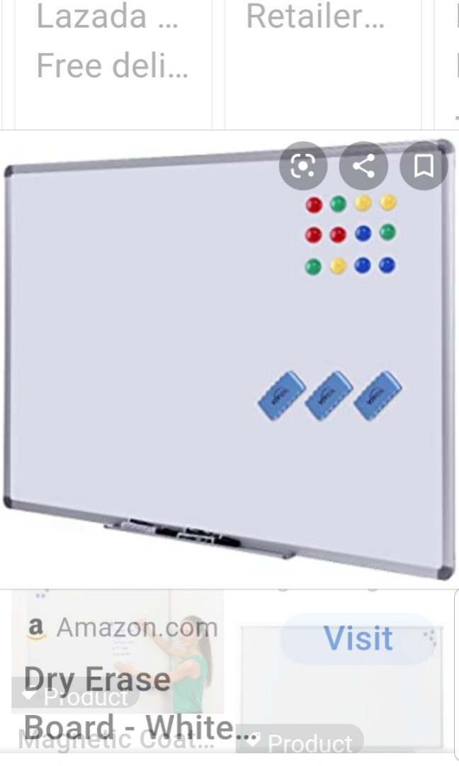 4' by 3' white board, Books & Stationery, Magazines & Others